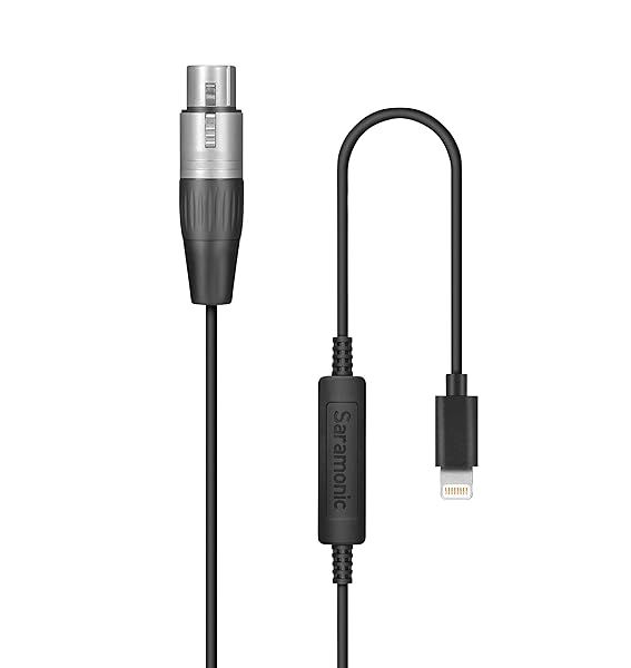 Buy Saramonic XLR Female to Lightning Microphone Cable for iPhone & iPad - LC-XLR Interface