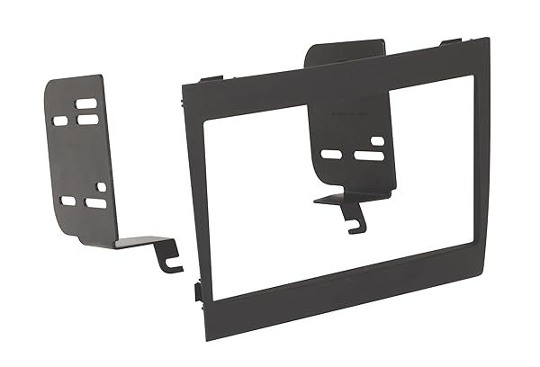 Scosche ST2430B Dash Kit for 2008-10 Smart Fortwo Passion/Pure - ISO Double DIN & Pocket, Black