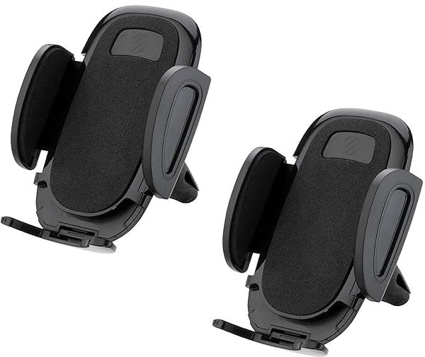 Scosche SUHV-2PKXCES0 Car Vent Phone Mount: Quick-Release, Portable 2-Pack with Removable Clips
