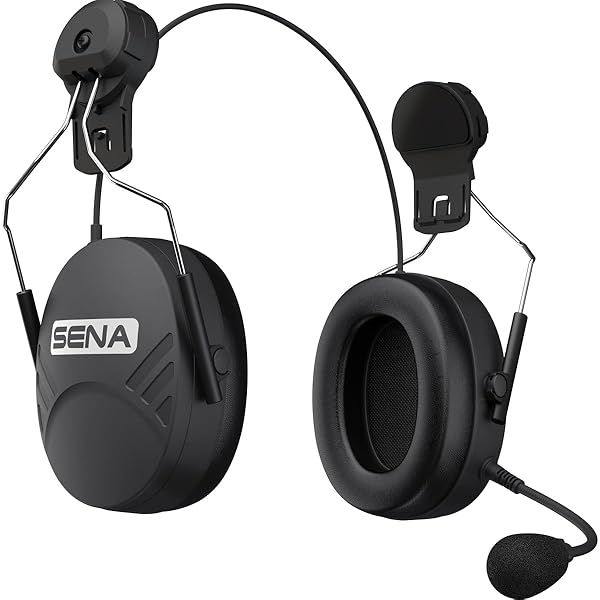 Buy Sena TuffTalk Lite Hard Hat Earmuffs - Long-Range Bluetooth Communication, Black