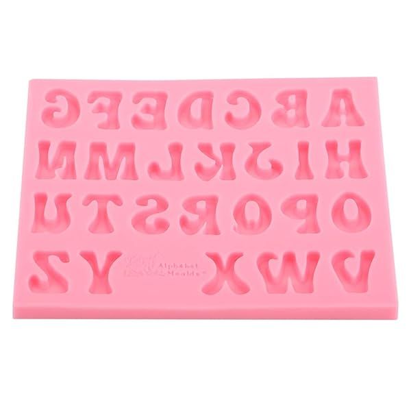 Silicone Candy Molds: 3D Alphabet Baking Set for Cakes & Chocolates - 26 Letters