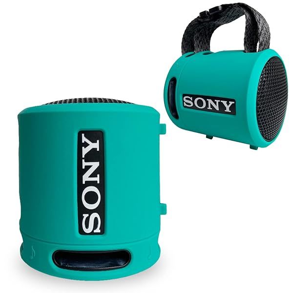 Silicone Cover Case for Sony SRS-XB13/XB100 - Protective Skin Sleeve in Powder Blue for Extra BASS Wireless Speakers