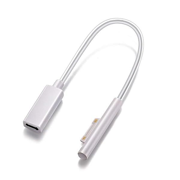 Buy Sisyphy USB-C Charging Cable Dongle for Microsoft Surface Pro & Go - 45W Power Supply Compatible
