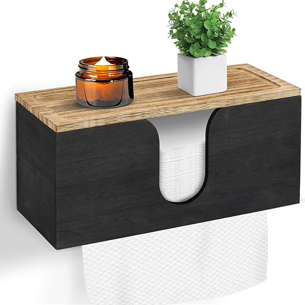 Wall-Mounted Solid Wood Paper Towel Dispenser for C-Fold, Z-Fold & Trifold Towels - Ideal for Kitchen, Bathroom & Office