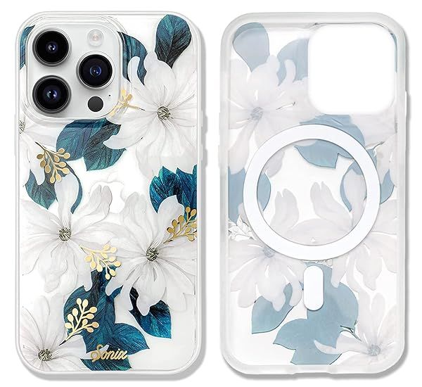 Sonix | Compatible with MagSafe iPhone 14 Pro Max Case Floral | 10ft Drop Tested | Delilah Flower