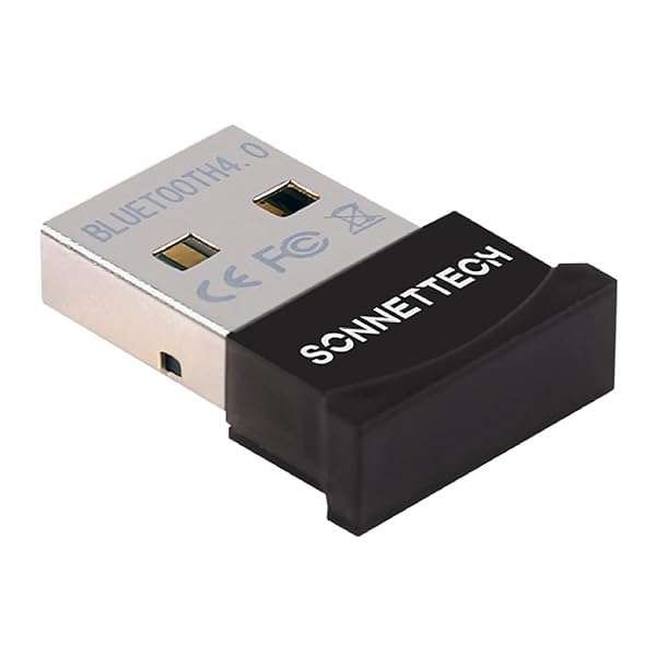 Sonnet Long-Range USB Bluetooth 4.0 Adapter for macOS 10.12+ & Windows - Fast Connectivity