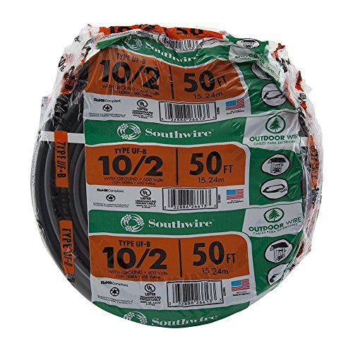 Buy Southwire 13056722 10/2WG UF Wire - Durable, Versatile Electrical Wiring for Your Projects