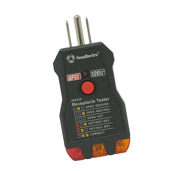 Southwire 40022S Receptacle Tester Review: Reliable Black Electrical Testing Tool