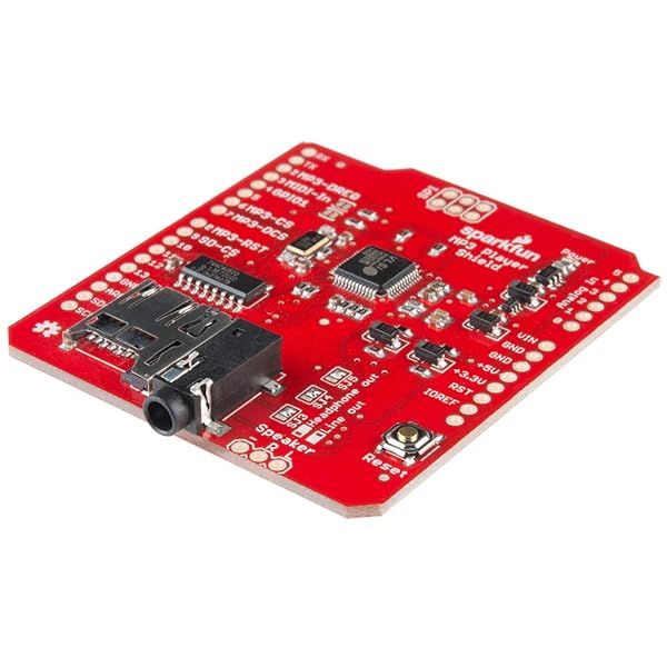 Transform Arduino into MP3 Player with SparkFun MP3 Shield - 3.5mm Audio Jack & microSD Slot