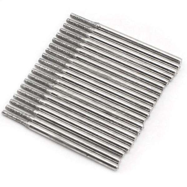 30Pcs 1.8mm Diamond Coated Hole Saw Drill Bits for Jewelry, Gems & Glass - High Precision Tools