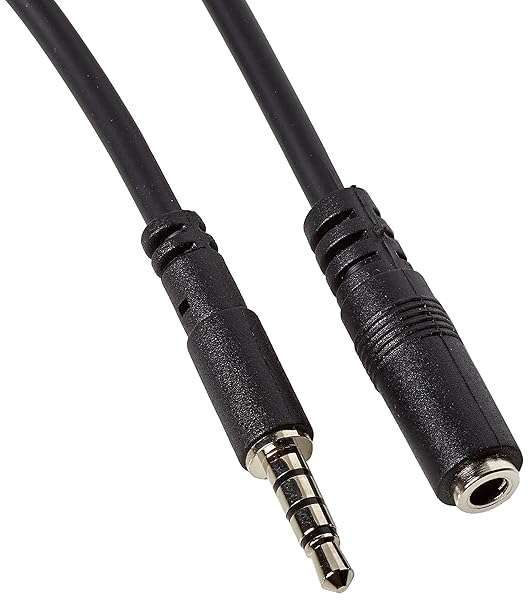 StarTech 2m 3.5mm TRRS Headset Extension Cable for iPhone - M/F Audio Extension (MUHSMF2M)