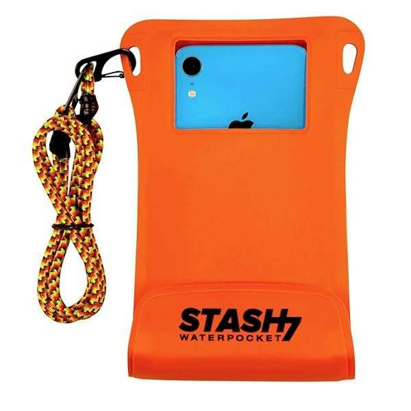 Stash7 Waterproof Phone Pouch for iPhone & Galaxy | IPX8 Dry Bag for Snorkeling & Kayaking - Fits iPhone 15 Pro Max & More