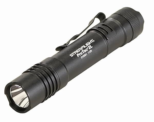 Streamlight 88031 ProTac 2L: 350-Lumen EDC Flashlight with Batteries & Holster - Compact & Durable