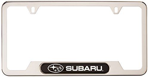 Subaru Impreza Steel License Plate Frame with Logo - Fits Outback, WRX, Legacy, Forester & More!