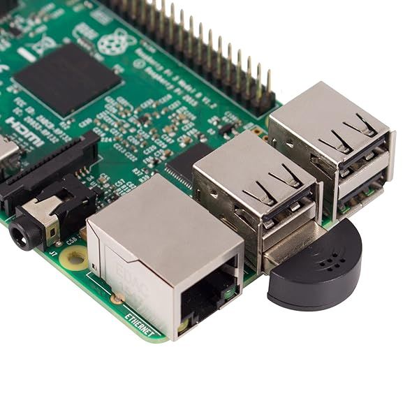 SunFounder USB 2.0 Mini Microphone for Raspberry Pi & PCs - Ideal for Skype, VOIP, & Voice Recognition