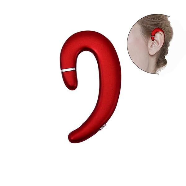 Sunffice Bluetooth Ear Hook Headphones: Noise Cancelling, Comfortable Fit for iPhone & Android - Perfect for Calls & Music