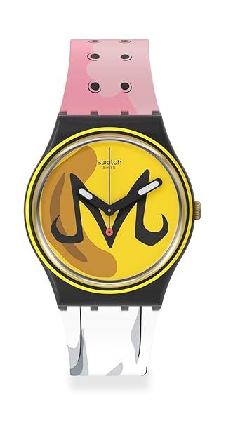 Swatch MAJIN BUU X SWATCH Unisex Watch GZ358 - Limited Edition Collectible Timepiece