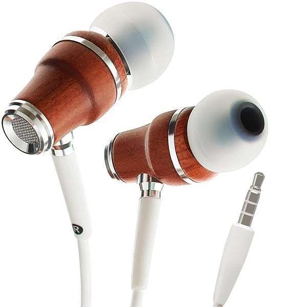 Symphonized Wired Earbuds with Microphone - Noise Isolating 3.5mm Headphones for Android & Computer