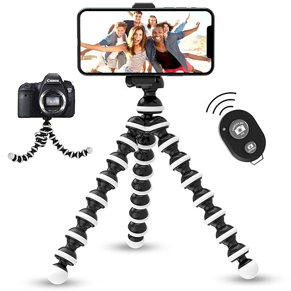 Flexible Tripod for iPhone & Android - Bendable Legs, Remote for Selfies & Vlogging | TALK WORKS