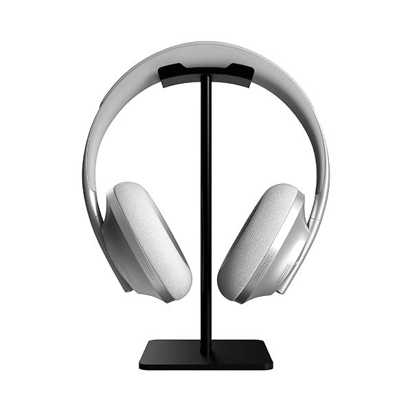 Talk Works Headphone Stand - Sleek Desktop Organizer for Home, Office & Gaming | Easy Assembly & Durable Non-Slip Base