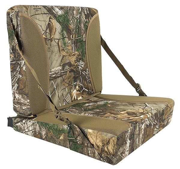 THERM-A-SEAT Supreme D-Wedge Self Supporting Hunting Chair Seat Cushion Mossy Oak Infinity Full Comfort and Support for Outdoor Adventures