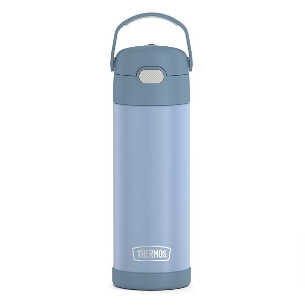 THERMOS FUNTAINER 16oz Stainless Steel Vacuum Insulated Bottle - Electric Blue with Wide Spout Lid