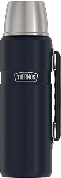 THERMOS Stainless King 68 oz Vacuum-Insulated Beverage Bottle - Midnight Blue | Durable & Stylish Hydration Solution