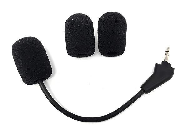 Upgrade Your Corsair Headset: TNE 3.5mm Replacement Mic with Foam Pop Filter for HS50, HS60, HS70 SE