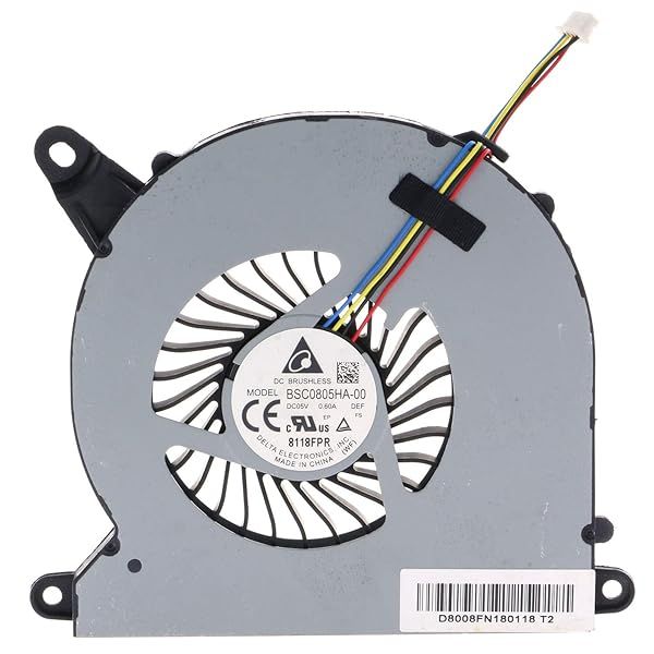 TRADOCK Replacement CPU Cooling Fan for Intel NUC8 Models - BSC0805HA-00, DC05V 0.60A