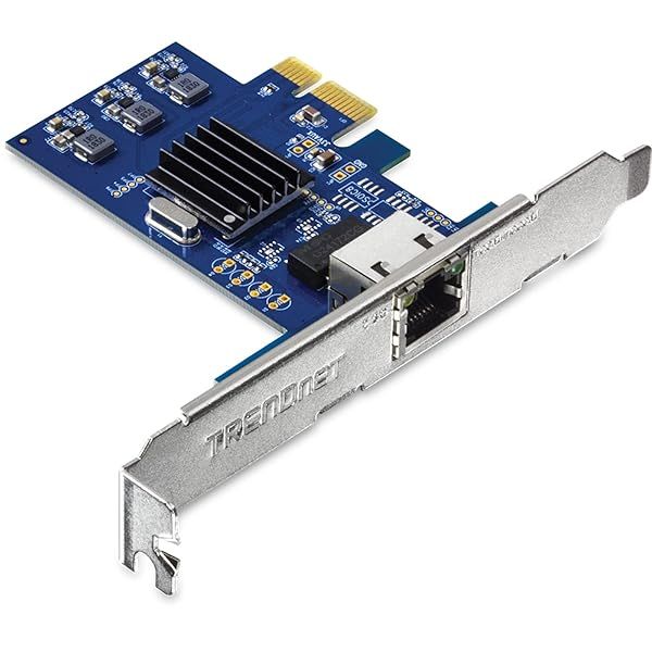 TRENDnet 2.5GBase-T PCIe Network Adapter: Upgrade to 2.5G Ethernet with VLAN Support & Dual Brackets for Windows