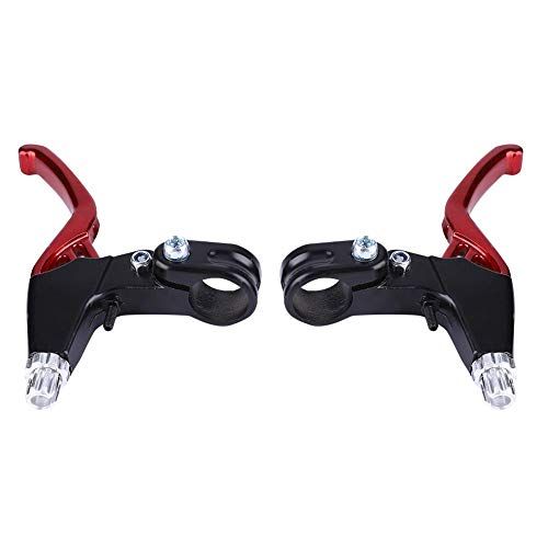 Top BMX Bike Brake Levers: Evercross Aluminium Alloy Handbrake Handles in 4 Colors - Red, Blue, Black & Green