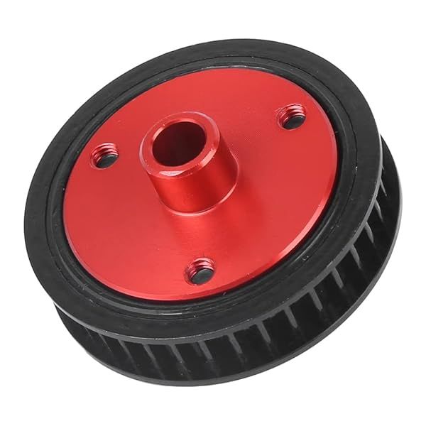 Tbest Gearbox Belt Rubber Belt for Axial SCX10 RC Car Model Black Drive Gear and Belt Combination