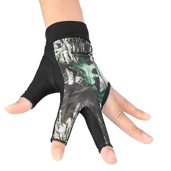 Top 4 Colors Left Hand Pool Gloves for Billiards - Cuetec & Camouflage Options for Men & Women