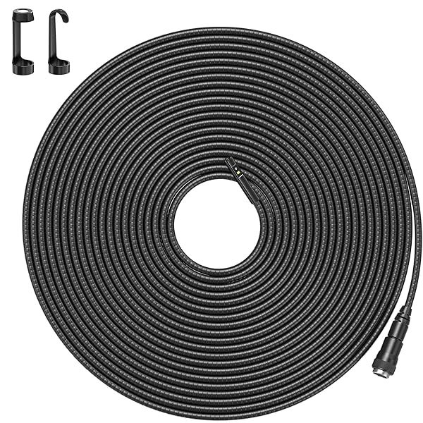 Teslong Endoscope Replacement Cable Dual Lens Inspection Camera 8mm Waterproof Probe Compatible with NTS500 NTS300 16.5FT