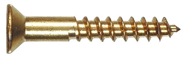 Buy Hillman Group 7260 Brass Wood Screws 6x1 Inch - Durable & Versatile Fasteners