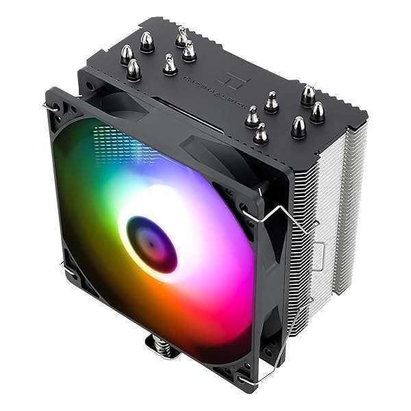 Thermalright Burst Assassin 120 ARGB CPU Cooler: 6 Heat Pipes & Quiet Fan for AMD AM4/AM5 & Intel 1700/1150/1151/1200