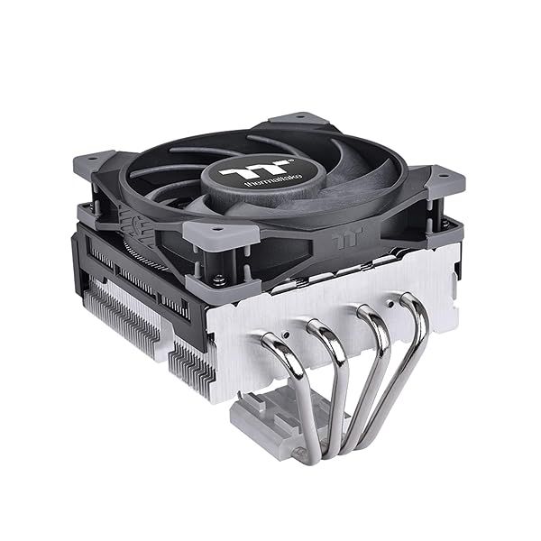 Thermaltake TOUGHAIR 110: High-Performance CPU Cooler for Intel/AMD - 120mm PWM Fan & Copper Heat Pipes