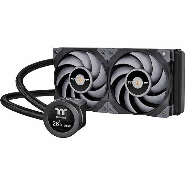 Thermaltake TOUGHLIQUID Ultra 240 AIO Cooler: RGB, LCD Display, AMD & Intel Compatible