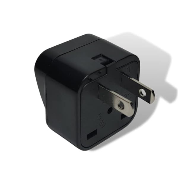 Tmvel Universal Power Adapter: EU/UK/CN/AU to USA Plug Converter for Cell Phones - Fast Charging Solution