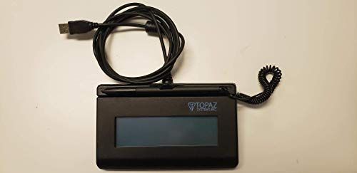 Topaz SigLite T-LBK460-HSB-R: Best 1x5 LCD Signature Capture Pad with USB & Backlit Features