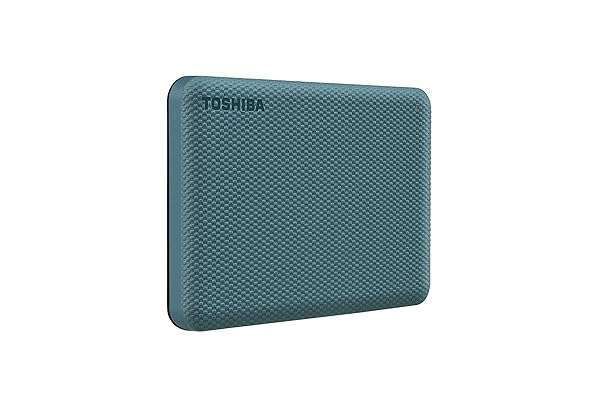 Toshiba Canvio Advance 2TB Portable External Hard Drive USB 3.0 - Fast, Reliable Storage in Green