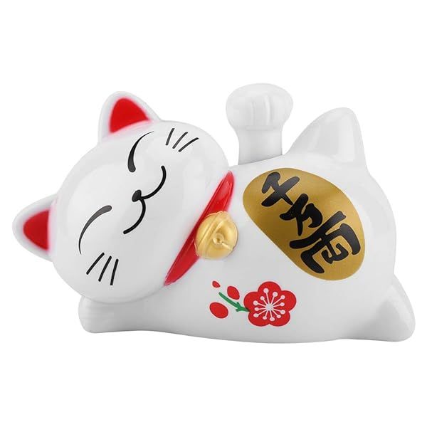 Buy Tosuny Luck Kitty: Solar Maneki Neko Waving Cat for Home, Car & Office - Bring Good Fortune Anywhere!
