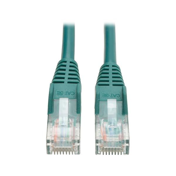 Tripp Lite 10-ft Cat5e 350MHz Snagless Patch Cable (RJ45 M/M) - Green for Fast Networking