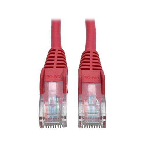 Tripp Lite 14-ft Cat5e 350MHz Snagless Patch Cable (RJ45 M/M) - Red for Fast Networking