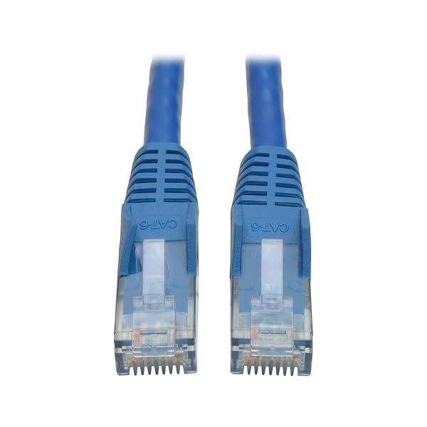 Tripp Lite 15-ft Cat6 Gigabit Snagless Patch Cable (RJ45 M/M) - Blue | High-Speed Networking Solution