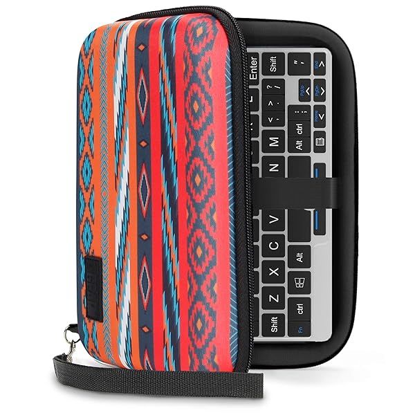 USA GEAR GPD Pocket Mini Laptop Case - 7 Inch Water Resistant Travel Storage for UMPC & GPD Win