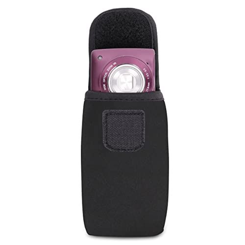 USA Gear Compact Camera Case: Scratch-Resistant, Carabiner & Belt Loop for Nikon, Kodak, Panasonic & More