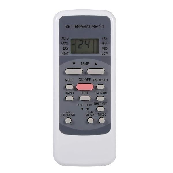 Universal AC Remote for Midea R51 Series - LCD Screen, Multifunctional Control for Air Conditioners
