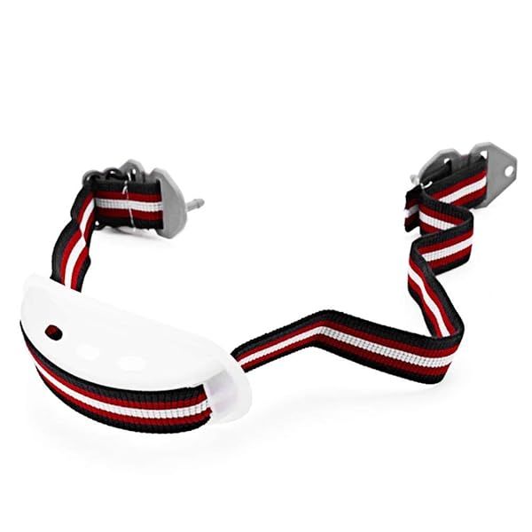 Universal Hard Hat Chin Strap - Detachable White Elastic Safety Sling for Construction Helmets