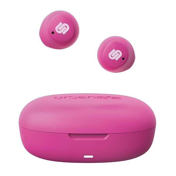 Urbanista Wireless Earbuds: Bluetooth 5.2, 27 Hr Playtime, IPX Sweatproof for Sports - Blush Pink